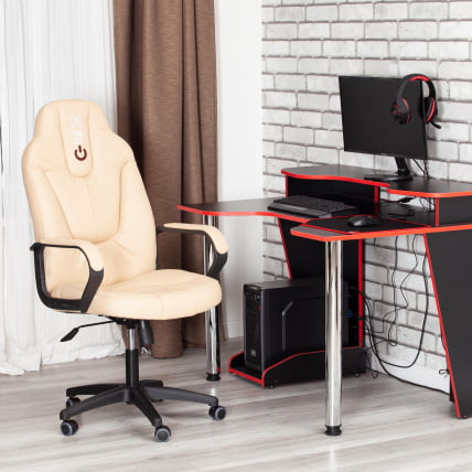 Кресло НЕО 2 (22) экокожа Бежевый 36-34 / NEO_13