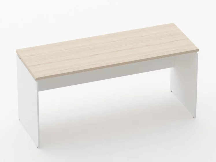 Стол прямой Дека ЛДСП каркас 75.06.16 Туя/Белый / Deka_0
