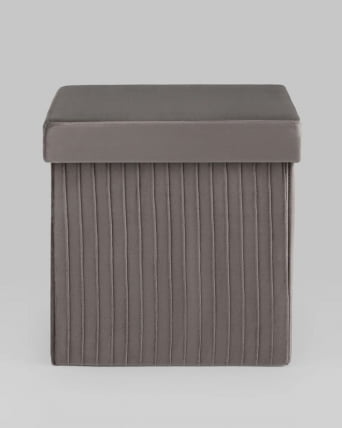 Пуф складной с ящиком Сторе Скуаре Антрацитовый / Store Square_3