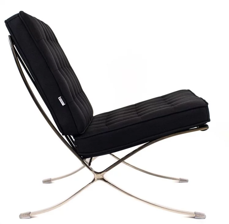 Диван одноместный Еверпроф Барселона - 1 Ткань Черный / Everprof Barcelona_1