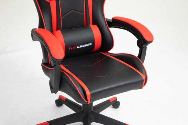 Кресло спортивное ТопЧаирс Шадов черно-красный / TopChairs Shadow_6