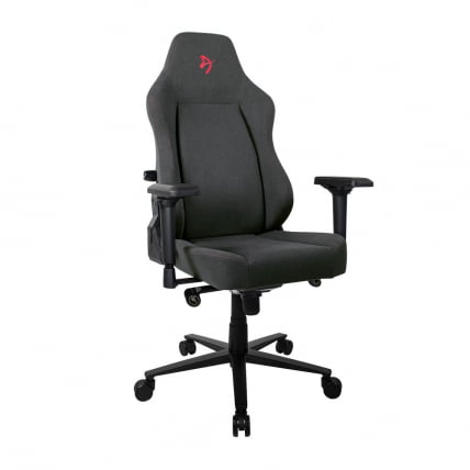 Геймерское кресло Ароззи Примо Вовен Фабриc Блаcк Ред лого / Arozzi Primo Woven Fabric Black Red logo_0