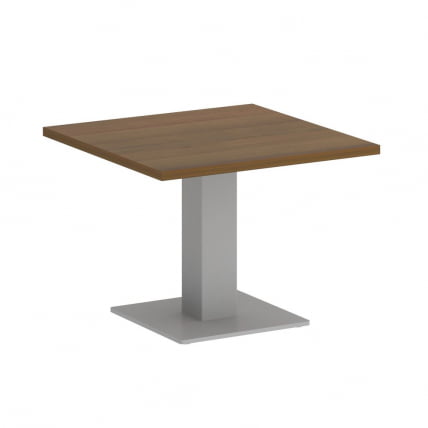 Стол журнальный квадратный ХОМЕ ОФФИCЕ ВР.СП-5-60.2Г Орех Гварнери/Серый металл / HOME OFFICE VR.SP-5-60.2G_0