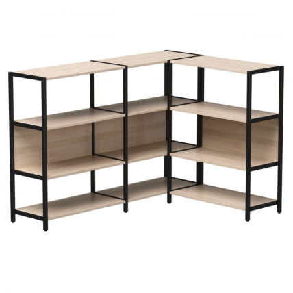 Набор стеллажных систем Еверпроф ЕВО №14 Дуб Соната Черный / Everprof EVO_0