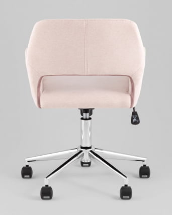 Стул офисный РОСС рогожка светло-розовый / ROSS_3