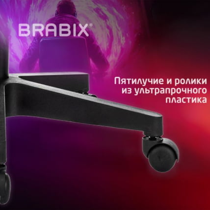 Кресло компьютерное БРАБИКС Шоотер ГМ-12, 2 подушки, ткань, серое / BRABIX Shooter GM-12,_17