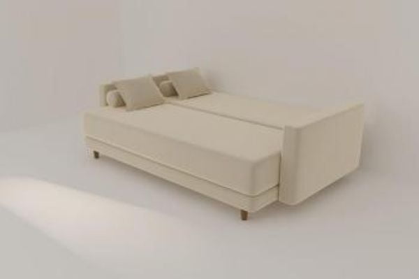 Диван прямой Санднес (Берхоусе) Цвет фасада: Кофе рогожка; Тип: Прямой; Материал фасада: Микророгожка / (Berhouse)_4