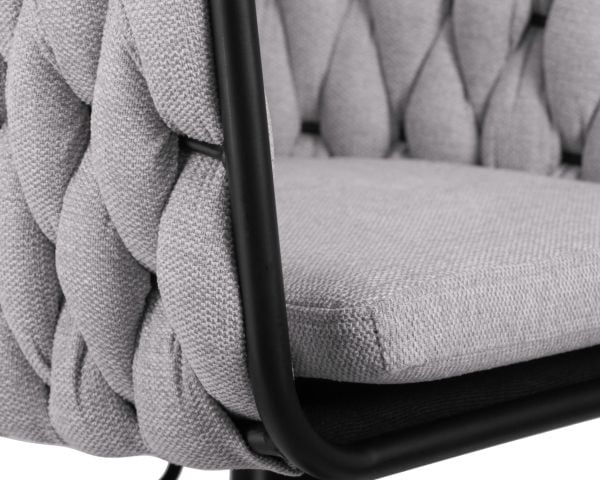 Стул барный ДОБРИН ЛЕОН (серая ткань (ЛАР 275-17)) 2 шт / DOBRIN LEON (LAR_10