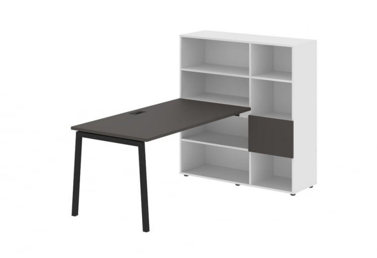 Рабочая станция ЕДИС ЕЛРСТ 1215 Мокко Черный Белый / EDIS ELRST_0