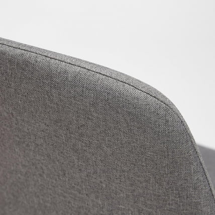 Стул БРЕЕЗЕ (мод. 4724) металл/ткань, 44х48х87см, серый/натуральное дерево / BREEZE (mod._6