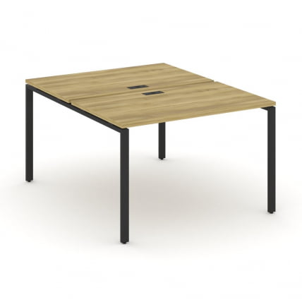 Рабочая станция двухсторонняя на 2 места CОНCЕПТ CН.ДРС-002 Дуб Винченцо Черный / CONCEPT CN.DRS-002_0