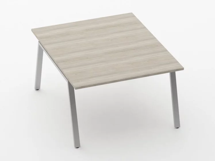 Стол для переговоров Дека Л-обр.каркас 74.145.12 Дуб Сантана светлый / Deka_0