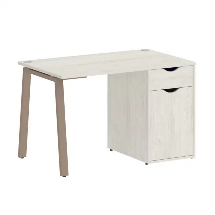 Стол письменный ХОМЕ ОФФИCЕ ВР.СП-3-118.1.А Дуб Наварра/Мокко металл / HOME OFFICE VR.SP-3-118.1.A_0