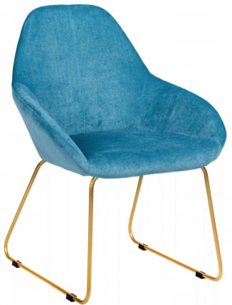 Стул Кент (С) Блю/Линк Золото / Kent_0