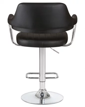 Стул барный ДОБРИН CХАРЛЙ ГОЛД Черный велюр МДЖ9-101 / DOBRIN CHARLY GOLD MJ9-101_4