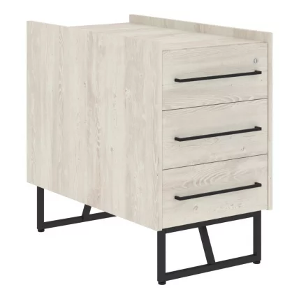 Тумба ЛОФТИС ЛЛC-3Д Сосна Эдмонт/Черный / LOFTIS LLC-3D_0