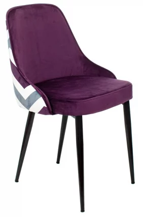 Стул для кухни Бюрократ КФ-5 зигзаг ВИОЛЕТ / KF-5 VIOLET_0