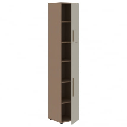 Шкаф-колонка с глухими малыми и средними дверьми (правый) ВЕЛИОН ВХCС 40.3 Р Аметист Кобра / VELION VHCS R_1