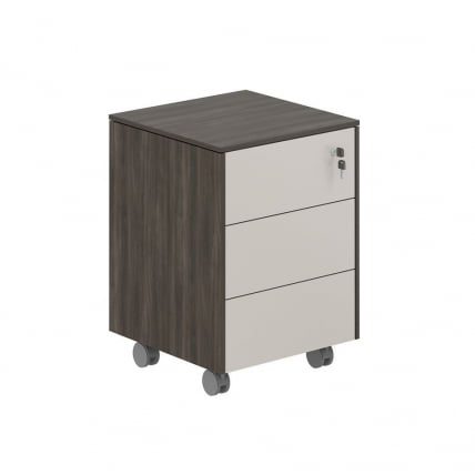 Тумба мобильная Атлас НЗ-0214.БТ.ГС Бренсон Трюфель Серый камень / Atlas NZ-0214.BT.GS_0