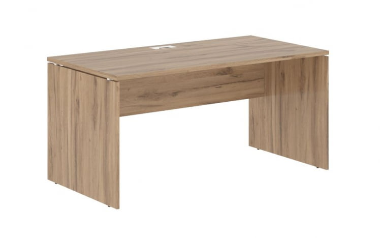 Стол письменный ЕДИС ЕДСТ 1580 Дуб Денвер светлый Белый / EDIS EDST_0