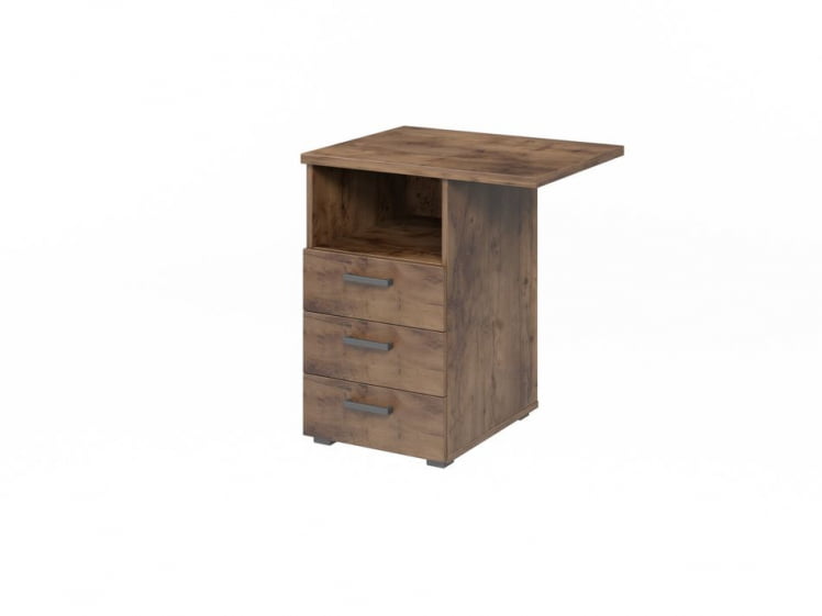 Тумба приставная ЛЕМО Л-232 Таксония шоколадная / LEMO L-232_0