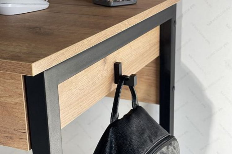 Стол Юниор СМУ-01 белое дерево/белый муар / SMU-01_6