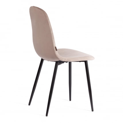 Стул БРЕЕЗЕ (мод. ДЖСC-58) Велюр/металл , 44 х 53 х 86 см, коффее (кофейный) ХЛР 9 / черный / BREEZE (mod. JSC-58) coffee HLR_2