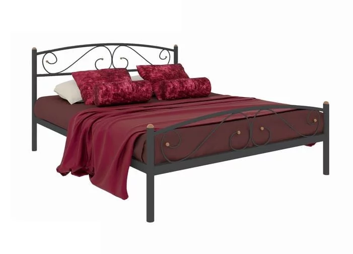 Кровать Вероника Плус 1400х1900 Черная / Plus_0