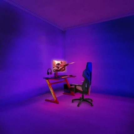 Стол для геймеров ЛУМИ ГМД-02-Ред / LUMI GMD-02-Red_7