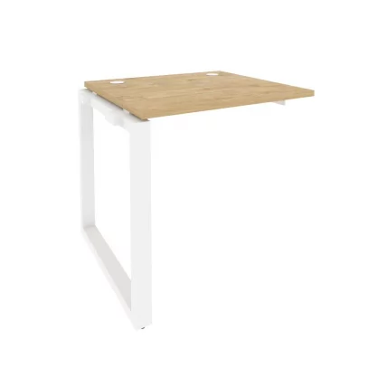 Наборный элемент рабочей станции на О-образном м/к ОНИКС О.МО-1.НРС-0.7 Тиквуд Светлый/Белый / ONIX O.MO-1.NRS-0.7_0