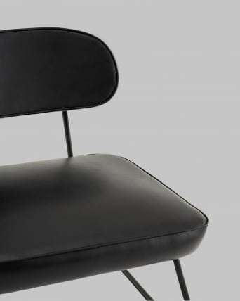 Кресло Кате нев ткань экокожа черный / Kate new_7