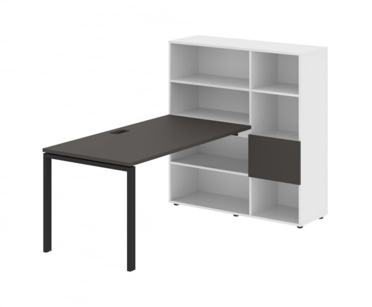 Рабочая станция ЕДИС ЕУРСТ 1215 Мокко Черный Белый / EDIS EURST_0