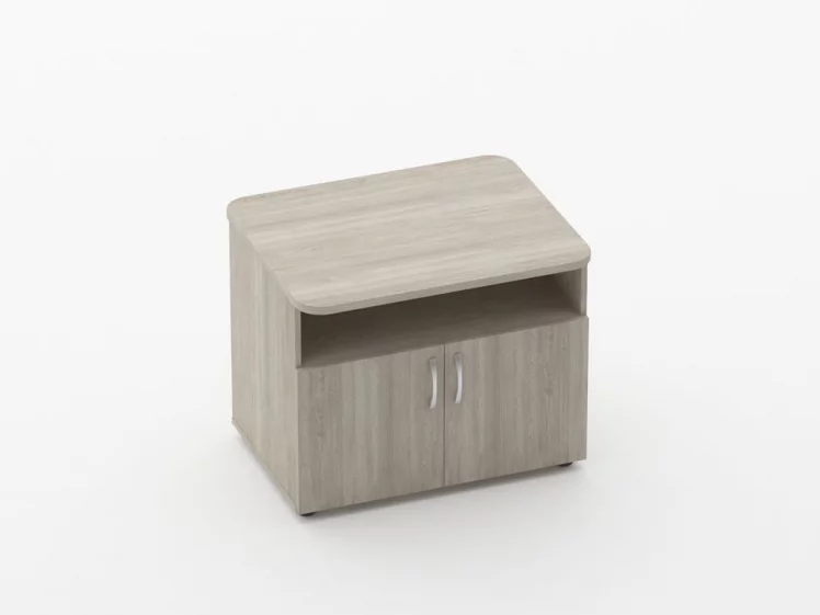 Тумба под оргтехнику Глассй 3.16.10 Дуб сантана светлый / Glassy_0