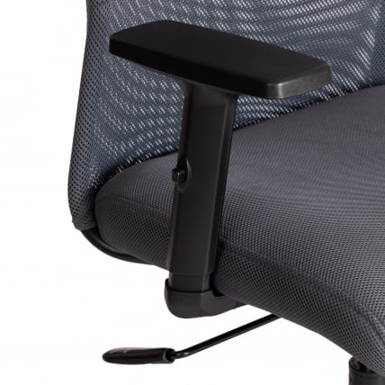 Кресло ПРАCТИC ПЛТ ткань/кож/зам, серый/металлик, ТВ-12/В-12/36 / PRACTIC PLT TW-12/W-12/36_6