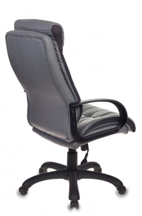 Кресло руководителя Бюрократ CХ-824Б/ЛГРЕЙ серый искусственная кожа / CH-824B/LGREY_3