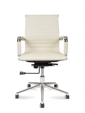 Кресло офисное Техно ЛБ Слоновая кость / LB_1