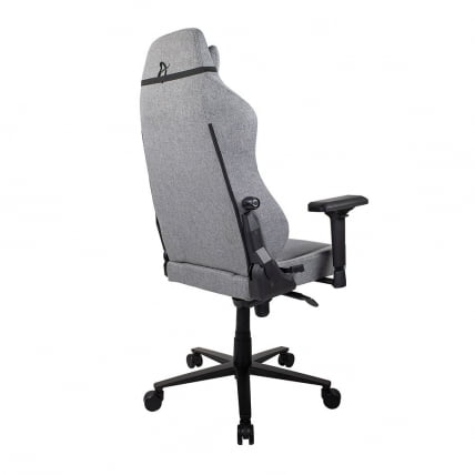 Геймерское кресло Ароззи Примо Вовен Фабриc Грей Блаcк лого / Arozzi Primo Woven Fabric Grey Black logo_4