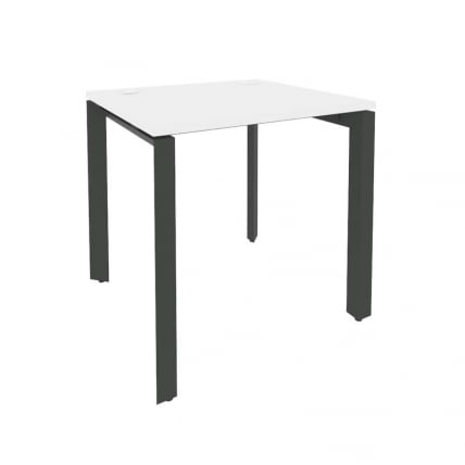Стол рабочий на П-образном м/к ОНИКС О.МП-СП-0.7 Белый Бриллиант/Антрацит / ONIX O.MP-SP-0.7_0