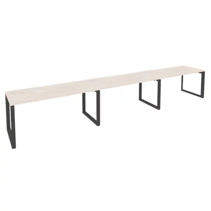 Рабочая станция на О-образном м/к ОНИКС О.МО-РС-3.4.7 Денвер Светлый/Антрацит / ONIX O.MO-RS-3.4.7_0