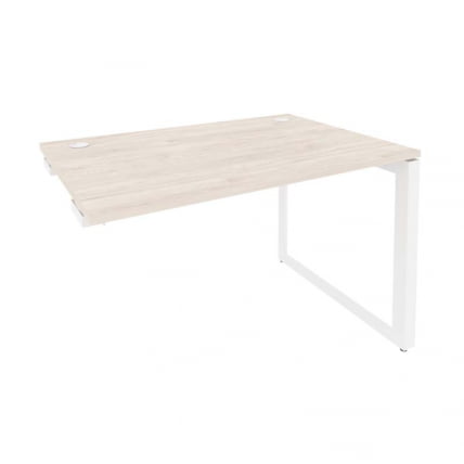 Стол-приставка на О-образном м/к к опорным элементам ОНИКС О.МО-СПР-2.8 Денвер Светлый/Белый / ONIX O.MO-SPR-2.8_0