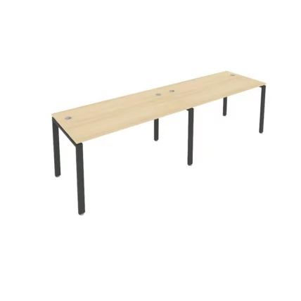 Рабочая станция на 2 раб.места Метал Сйстем Б.СМ-2.3 Акация/Антрацит / Metal System_0