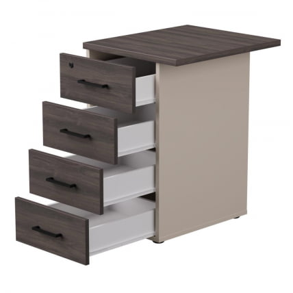 Тумба приставная с топом Еверпроф ЕВО 254Т1203 Дуб Пасадена Кашемир / Everprof EVO_1