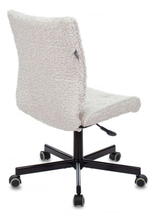 Кресло для оператора Бюрократ CХ-330М Молочный экомех / CH-330M_3