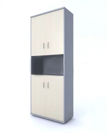 Шкаф СТ-1.5 Клен/металлик_0