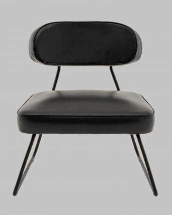 Кресло Кате нев ткань экокожа черный / Kate new_2