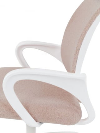 Детское кресло CХАИРМАН ТИН (КИДС) 103 белый пластик БАРНИ (БАРНИ) Зефир / CHAIRMAN (KIDS) (BARNI)_4