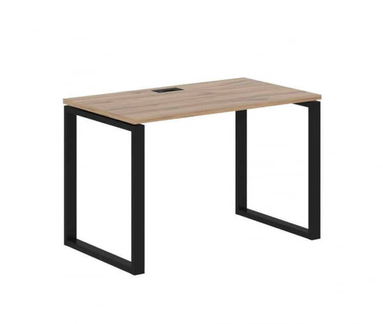 Стол письменный ЕДИС ЕКСТ 1167 Дуб Денвер светлый Черный / EDIS EQST_0