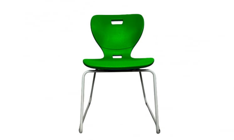 Стул универсального назначения АУРА Л (рост 6) Оливковый/Каркас полимерный хром / AURA L_3