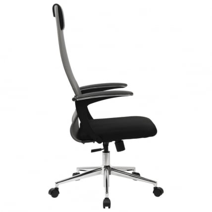 Кресло руководителя БРАБИКС ПРЕМИУМ Ултимате ЕКС-801 хром Черное/серое / BRABIX PREMIUM Ultimate EX-801_2