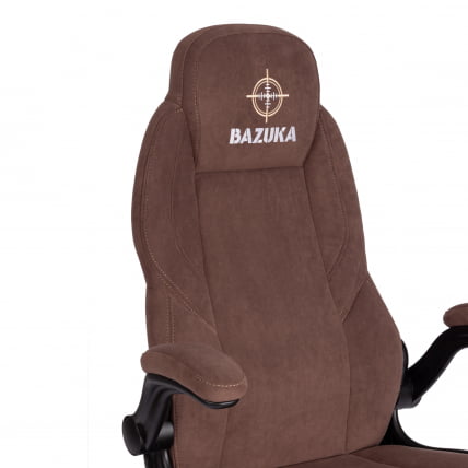 Кресло БАЗУКА флок , коричневый, 6 / BAZUKA_10